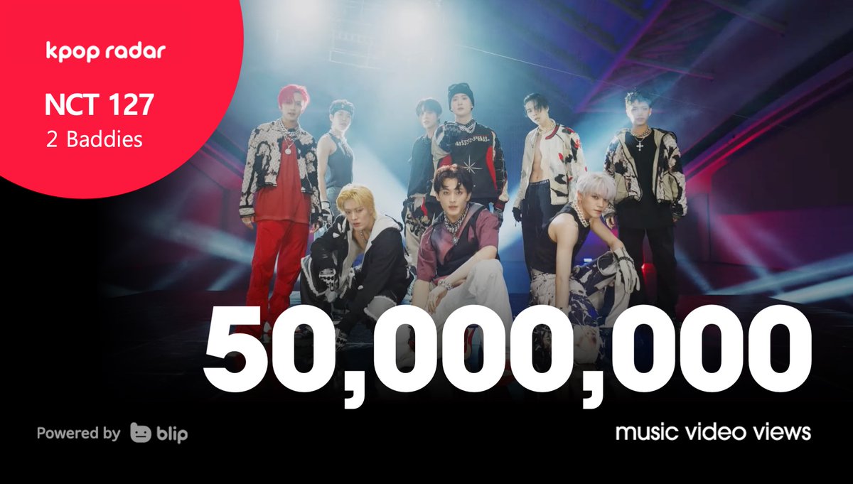 kpopradar_twt's tweet photo. 🎉NCT 127 - 2 Baddies reached 50M views!
🎂엔시티 127 - 질주 뮤비 5000만뷰 돌파!

👉https://t.co/YlPFgnoIuC

#케이팝레이더 #kpopradar #엔시티127 #NCT127 #질주 #NCT127_질주 #NCT127_질주_2Baddies #2Baddies #2Baddies50M

@NCTsmtown_127 https://t.co/EhOpmttoqf