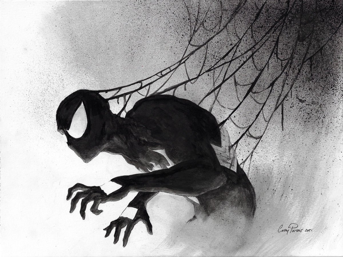 Symbiote Spider-Man by Casey Parsons
