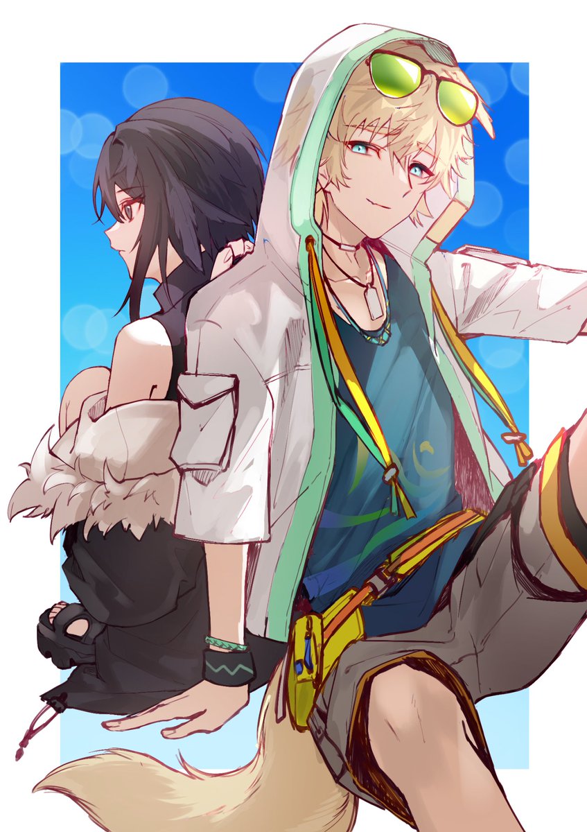 00kashian00's tweet photo. 連休ラストだーーー
#三連休フォロワーさんが増える
#絵柄が好みって人にフォローされたい 

最近はアークナイツ多め…兄妹とか姉妹の関係性にハマりやすい傾向にあるのかもしれない🤔片方もしくは両方が重たい運命背負ってる子とか特に https://t.co/OmyyWbFDJ8
