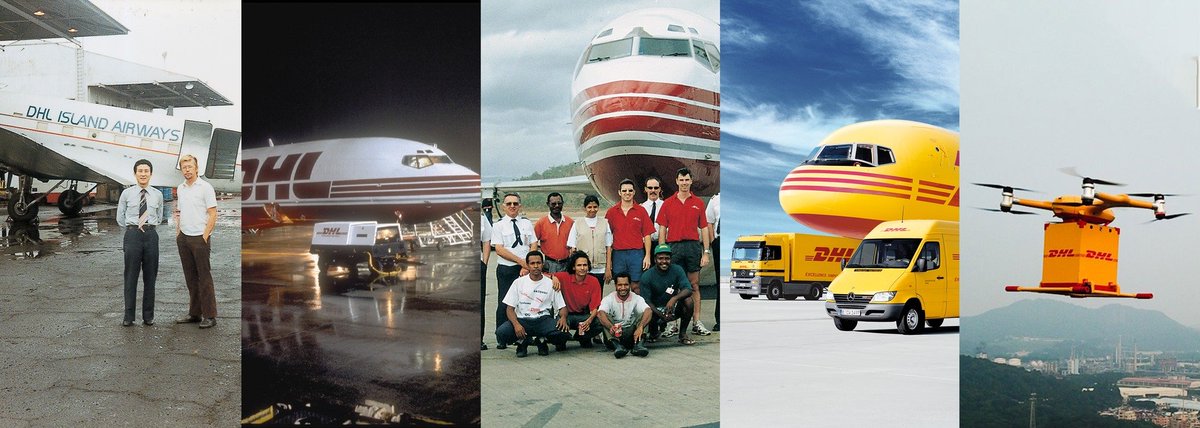 DhlExpressMY's tweet image. 🥳Take a look back at DHL through ✨5 decades on our journey through delivery.

#DHLDelivers #50YearsofDHL #YellowandRed #tbt #throwback #Flashbackfriday #throwbackpost #DHL #logistics #nostalgia #LogisticsCompany #internationalshipping #courierservice #DHLExpress