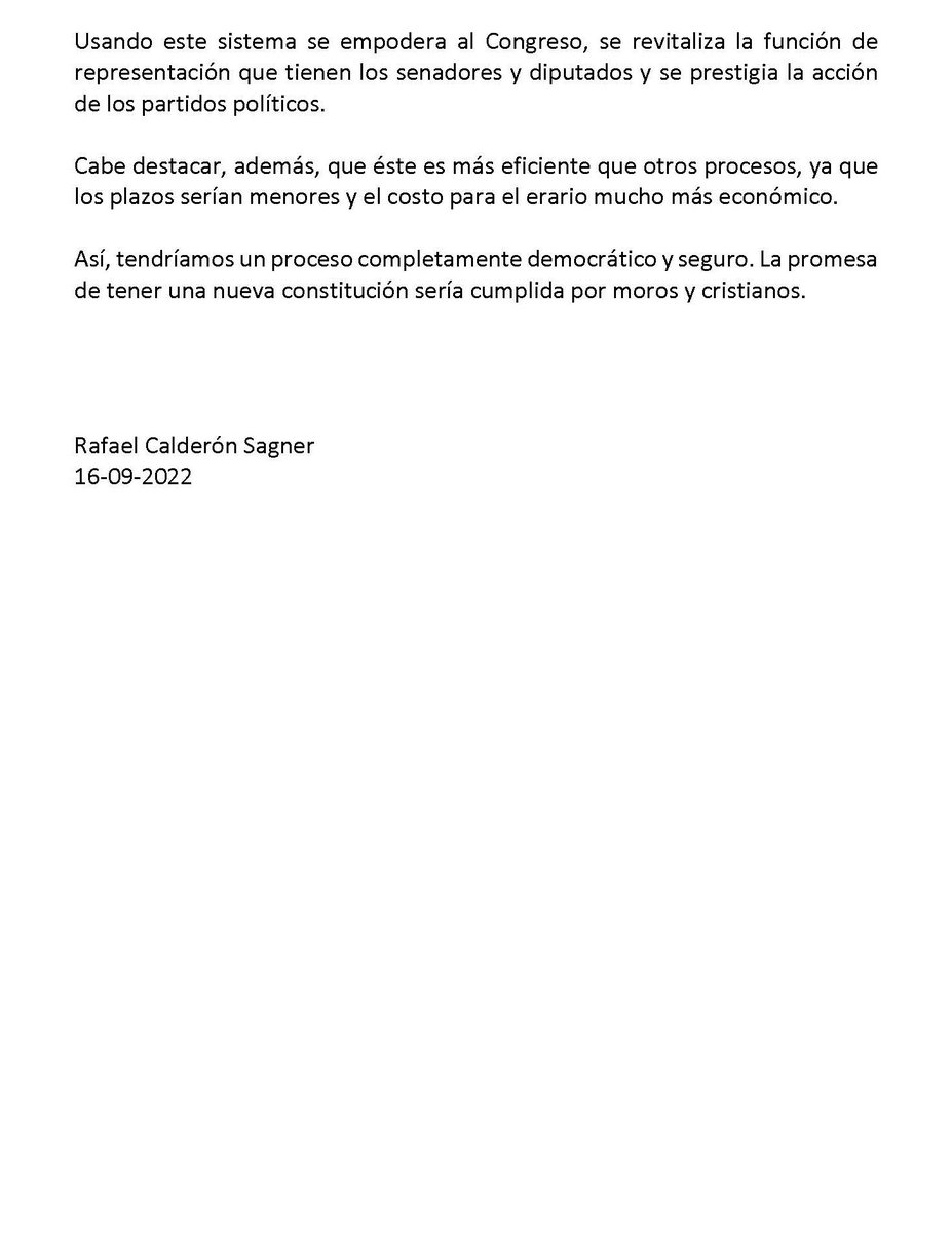 Nueva Constitucion en el Congreso