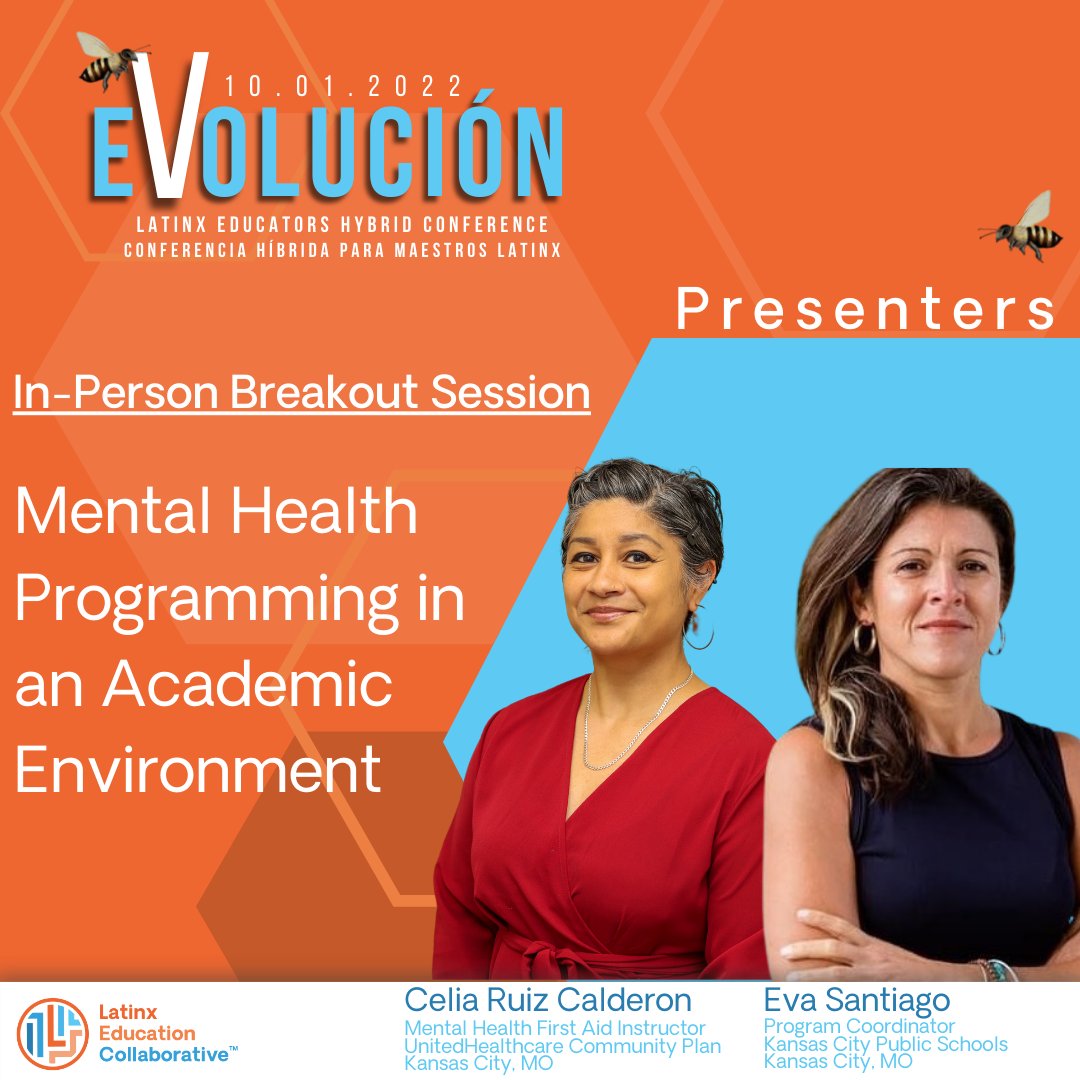 LatinxEdCo's tweet photo. In this evidence-based #evo22 presentation, you will leave with tools to implement Mental Health First Aid in your school. Register today! https://t.co/cnG48YanFw
#firstaid #professionaldevelopment https://t.co/K1n2QlP04b