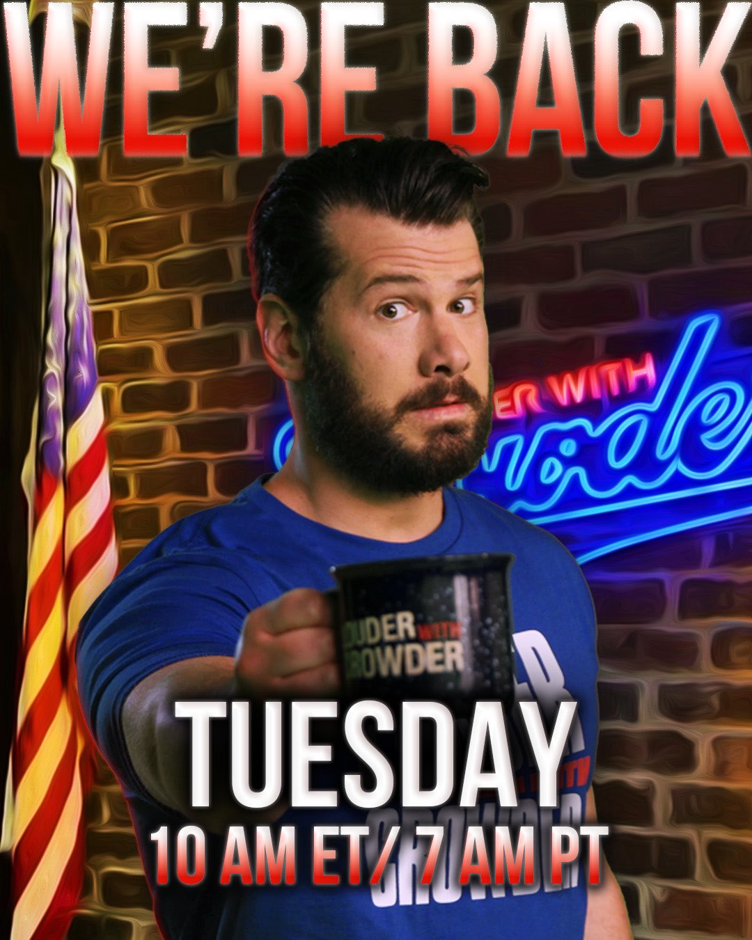 Steven Crowder on Twitter "We’ll be back LIVE with the daily show on