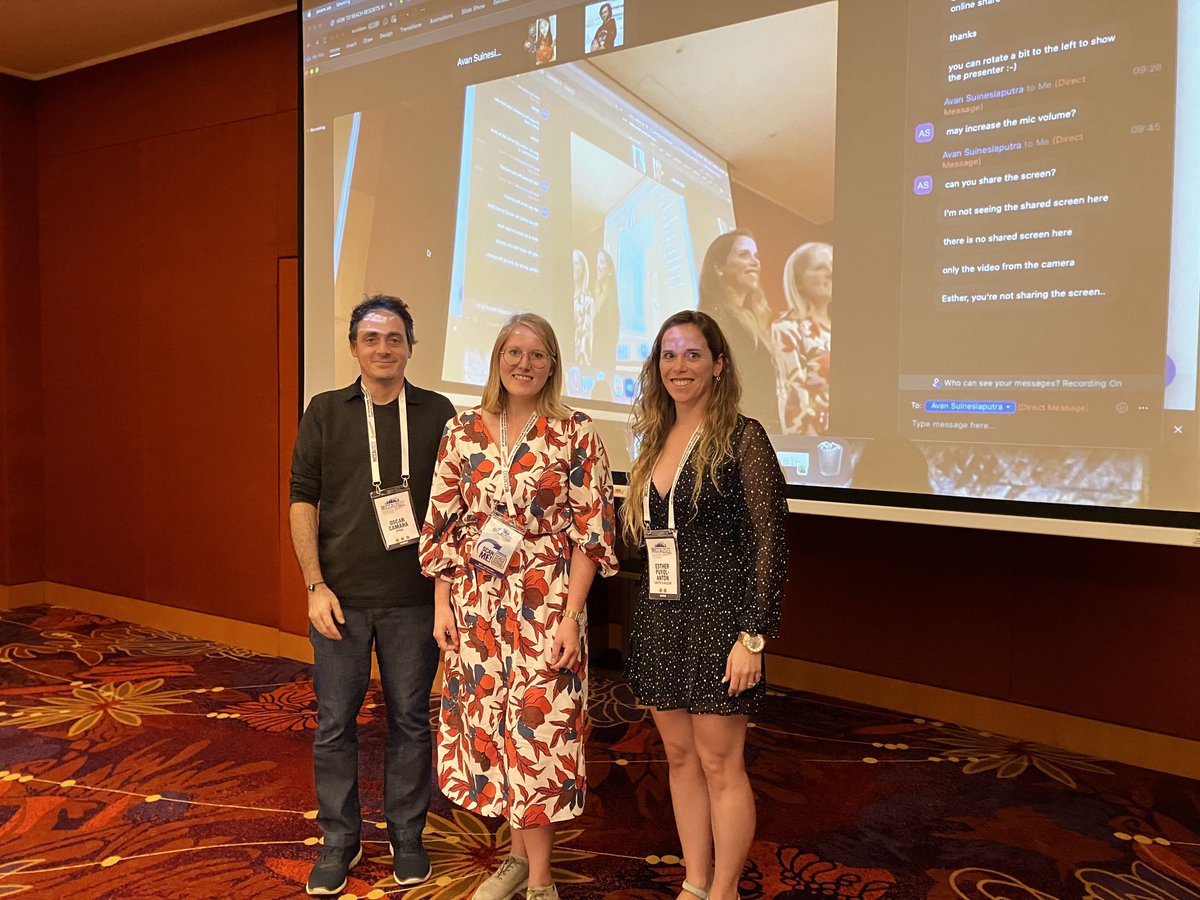 Congratulations and well done to Dieuwertje Alblas et al for the best poster award #stacom2022