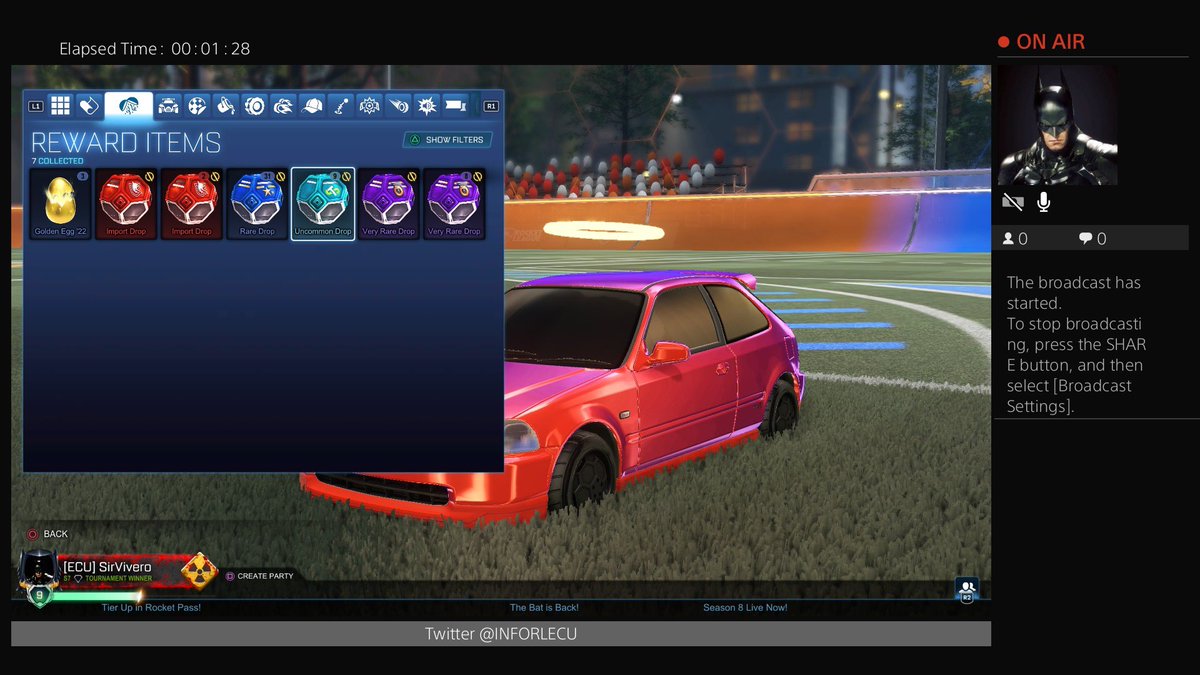 Info Rocket League tweet media