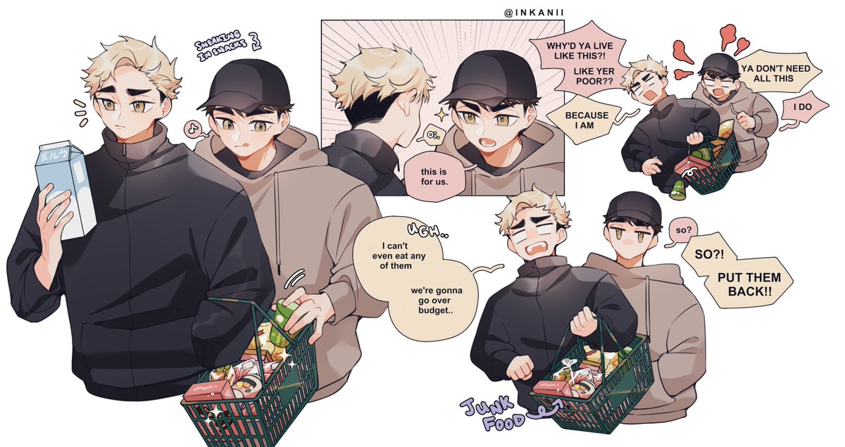 grocery shopping with the miya twins
#haikyuu 