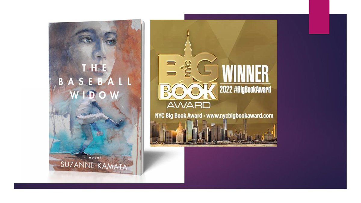 Thrilled that THE BASEBALL WIDOW has won a NYC Big Book Award for Multicultural Fiction! <a href="/GabbyBookAwards/">NYC Big Book Award / Independent Press Award</a>  #2022NYCBBA  #BigBookAward  #GabbyBookAwards <a href="/wymac/">Wyatt-MacKenzie Publishing</a> <a href="/PulpwoodQueen/">Kathy L. Murphy</a>
