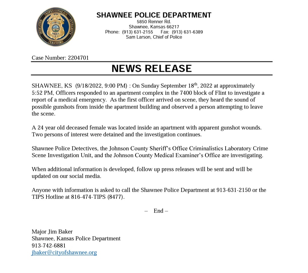 Shawnee KS Police Department on Twitter "https//t.co/0TzR1ckqHU