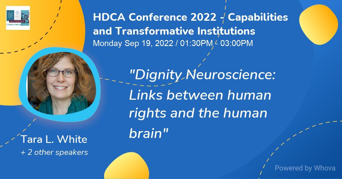 dignity_science's tweet photo. Shout out to the Human Development &amp; Capability Association - We are discussing Dignity Neuroscience 🧠🕊️and the brain foundations of human rights tomorrow 👇7:30 AM EST (1:30 PM CEST).
Come join us!  #HDCA2022 https://t.co/hLkaMCXELX