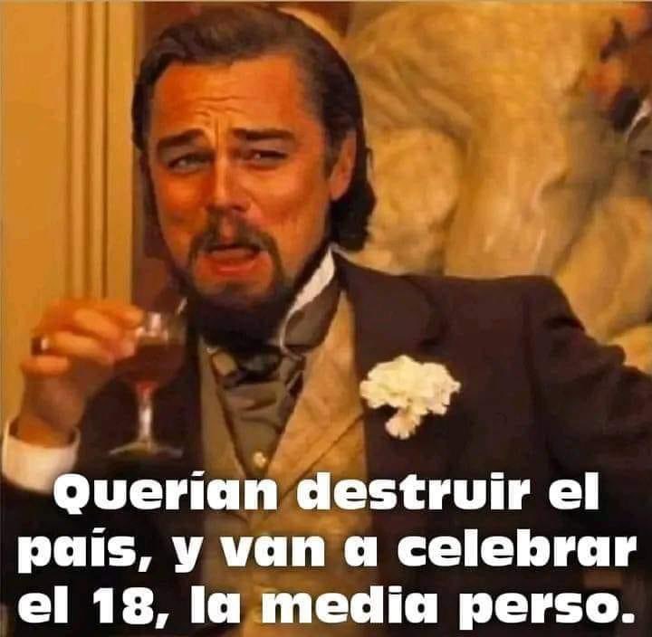 Qué es peor un zurdo zurdo o un zurdo progre? Feliz 18 🇨🇱
