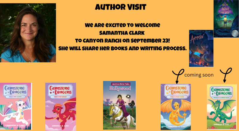 This Friday <a href="/samclarkwrites/">Samantha M Clark - Read ARROW, Plant Trees</a> <a href="/CRECoyotes/">Canyon Ranch Elementary</a> <a href="/CISDlib/">Coppell ISD Libraries</a> #cisdlib