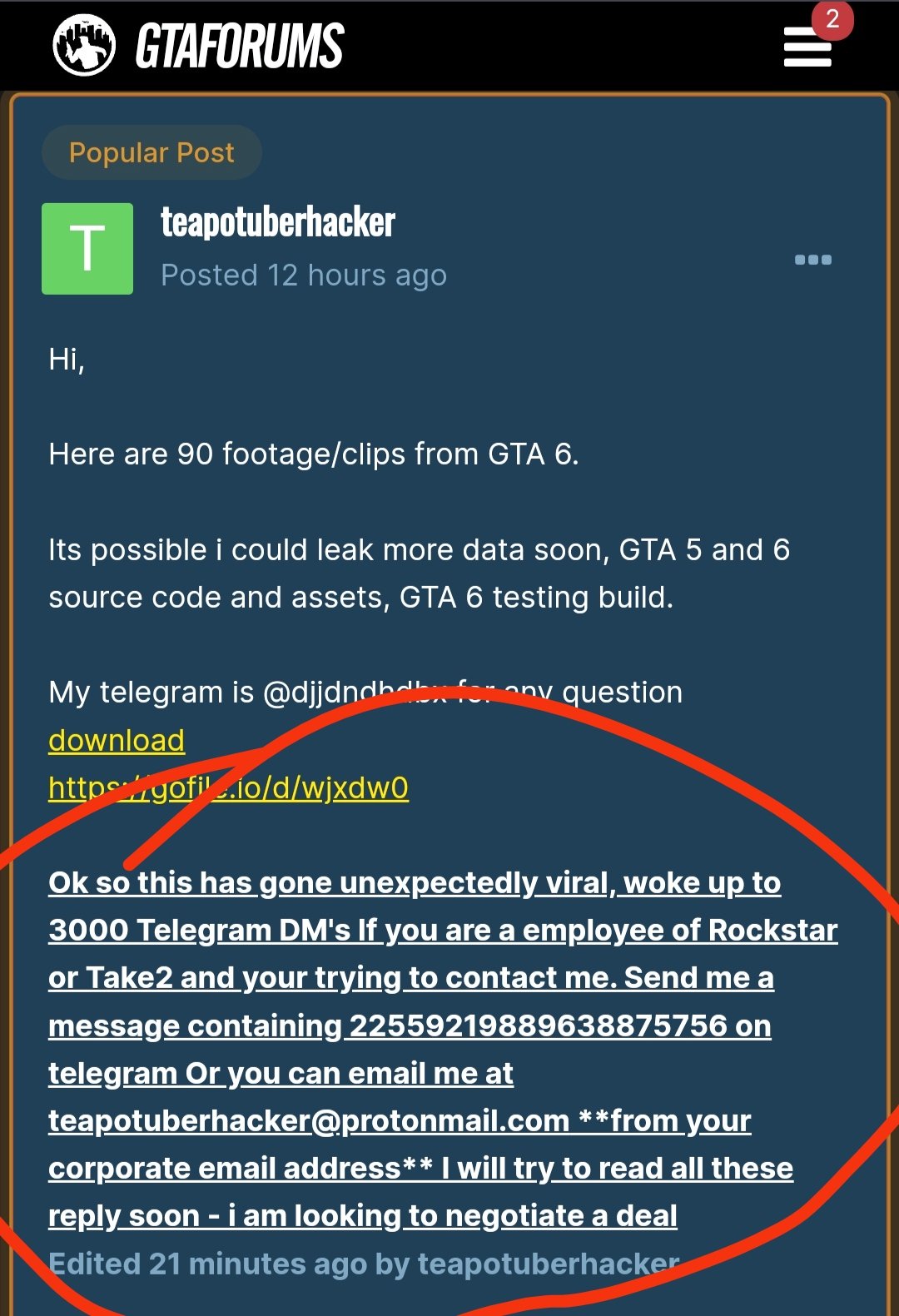A pot with a face on Twitter: "The mfer who leaked GTA 6 Talking bout some  "wow this went unexpectedly viral" LMAO... like mfer you leaked one of the  most anticipated games