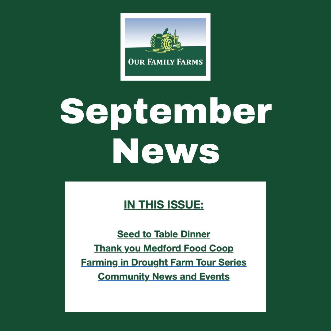 OurFamilyFarms's tweet photo. Check out our September newsletter for the latest news and upcoming community events

https://t.co/3jlXNrrPv0 https://t.co/QUGgFm0q8U