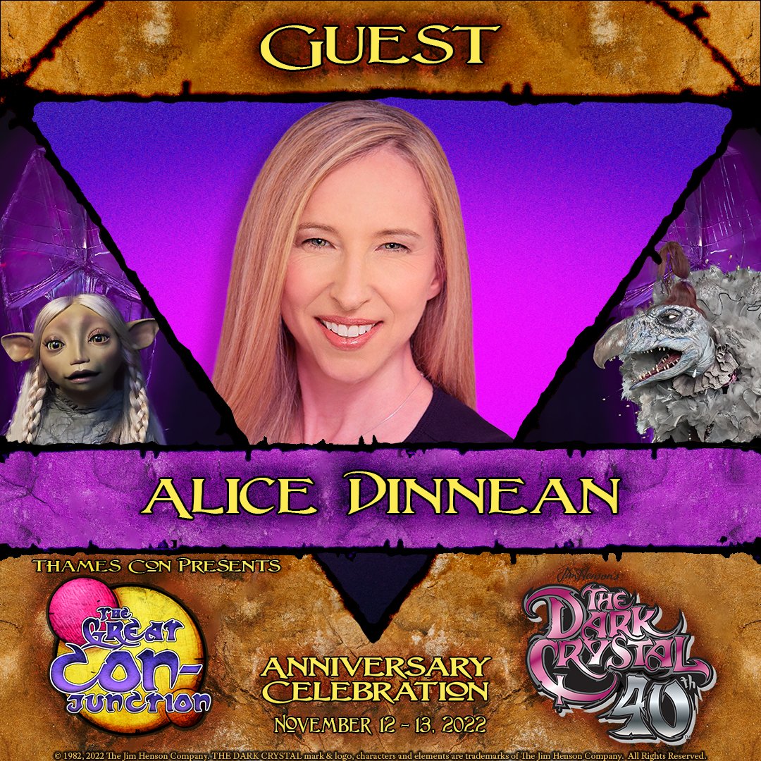 Thames_Con's tweet photo. We're delighted to have the very talented #AliceDinnean joining us for #TheDarkCrystal 40th Anniversary #GreatConjunction 🥳

https://t.co/0nYIN436mZ 
#brea #gelfling #muppets #puppets #darkcrystalageofresistance 
@HistoryMuppet @darkcrystal @hensoncompany https://t.co/FcVy59GK1j