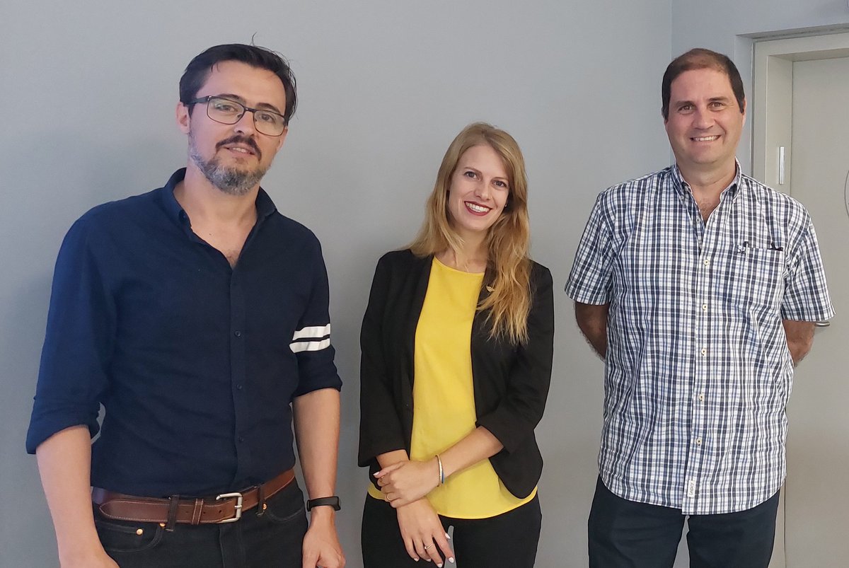 malgorta's tweet photo. 🇮🇱🇺🇾 Today w/@fcaiafa we visited #AtoBe accelerator and @ISRLInnovation
Thanks Michal Zur, @MizrahiMichael &amp; @auhofman for your time! 
Yours insights inspired us a lot! We will be surely collaborating to enrich our innovation ecosystems soon! https://t.co/LmhS6SIyYt