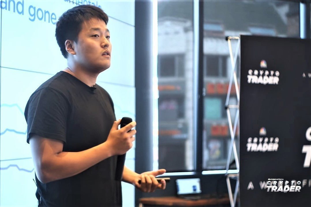 CryptoFlex99's tweet photo. Where is Do Kwon? #Terra #LUNA  Boss Claims He’s Not on The Run From Law.

Terra's Co-Founder Do Kwon in October 2019. (Source: Screenshot, YouTube/Terra) https://t.co/BAeuxx7QCf