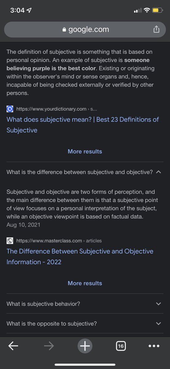 ghikto's tweet photo. @RG3TCompany @TheMegaMane @CLV03 @charlieINTEL Just in case your dumbass doesn’t know the difference between subjective and objective. https://t.co/nCYl6Q3tmL