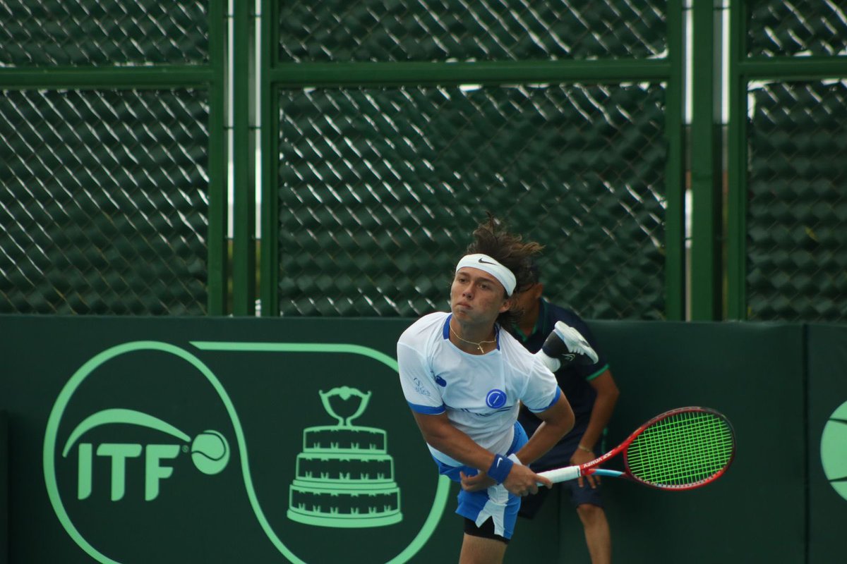 fstenis's tweet photo. #CopaDavis | Dinamarca toma la ventaja en el primer set de singles entre César Cruz y Elmer Moller con una puntuación de 6-1. https://t.co/OGVLzvvnfE