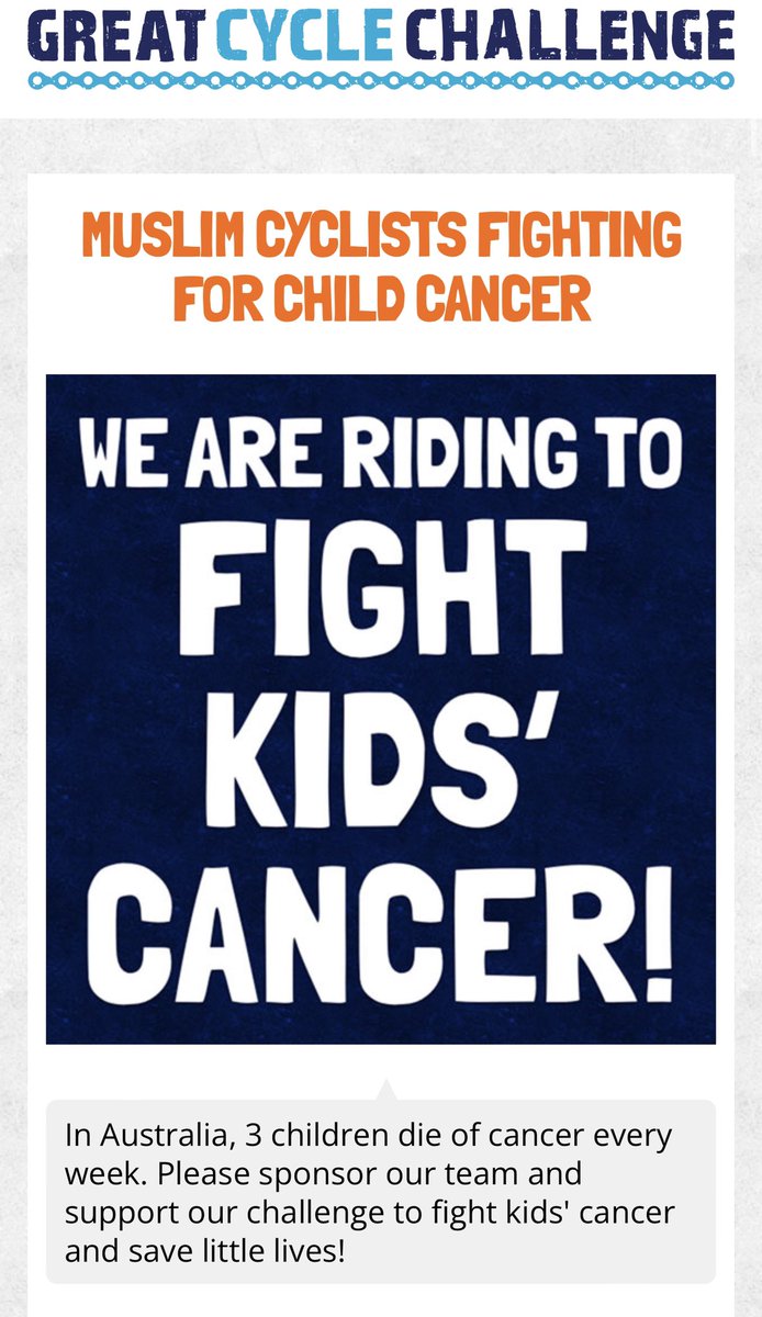 yasinhaya's tweet image. Hi Everyone 🤗 I’m Imam of Bonnyrigg Mosque in Sydney. 
This October, We are taking part in the Great Cycle Challenge to fight kids&apos; cancer 🚴‍♂️🦸‍♂️🇦🇺❤️🇹🇷 #GCCOZ SUPPORT MY  CHALLENGE. greatcyclechallenge.com.au/Donate/Rider/4… 

I&apos;m waiting for your support and du&apos;ahs inshaAllah 😉🌺🤲🏻 @GreatCycleC