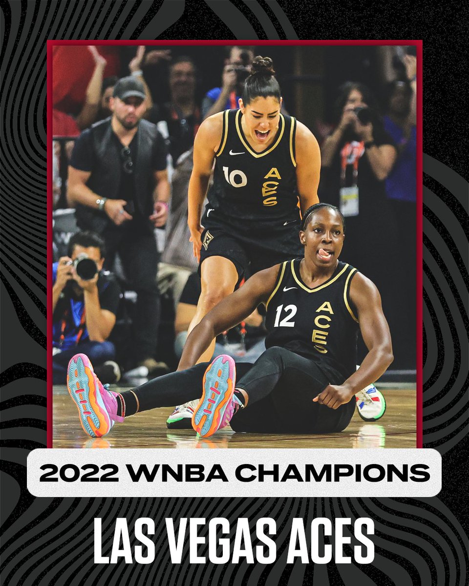 WNBA CHAMPIONS 🏆 

<a href="/LVAces/">Las Vegas Aces</a> win their first championship in franchise history‼️