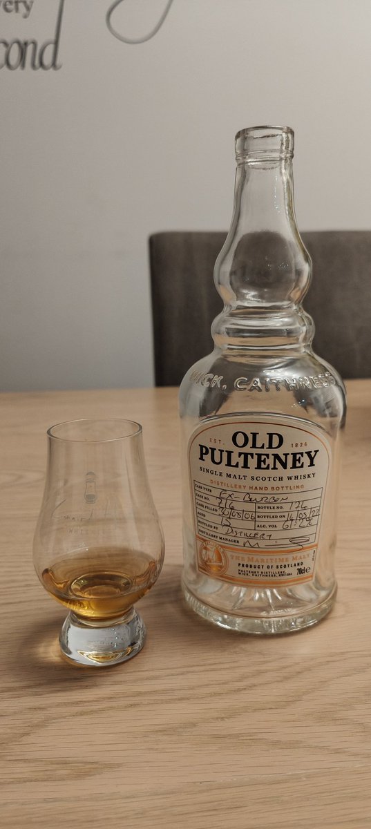 Can only say this was pretty much excellent. What a miss this will be. #oldpulteney #bottlekill