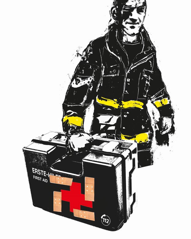 LoveGuerillero's tweet photo. 🖤❤️#Rassismus beim #Rettungsdienst
,,#RechteRetter“
Hass auf Geflüchtete, Nazi-Geburtstage im Kalender, rassistische Chats: Rettungskräfte haben ein Problem mit Rechtsextremismus in den eigenen Reihen. ( ein sehr guter und Bedrückender Bericht) https://t.co/z5LoauZ4wf https://t.co/yHvLl2NpuR