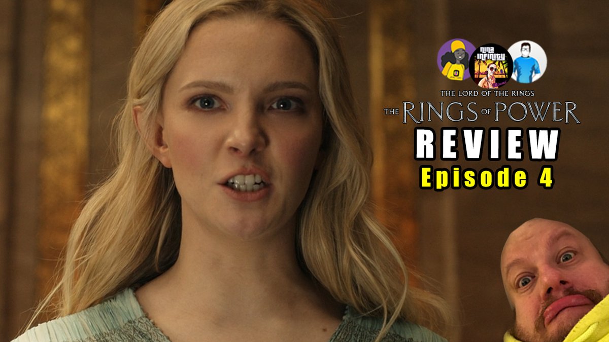 Nina7Infinity's tweet photo. Going LIVE for Episode 4 Review of Rings of Power at 7 EST! 
👇🏾♥️👇🏾
#RingsofPower Episode 4 Review - SPOILER ALERT: It's a SNOOZE fest https://t.co/NffkRaunEX via @YouTube https://t.co/nX6c0CLar5