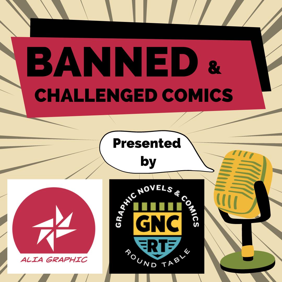 ALIA Graphic (account no longer active here) (@aliagraphic) on Twitter photo Special podcast episode in conversation with 4 members of <a href="/libcomix/">ALA Graphic Novels & Comics RT 🔜 #ALAAC25</a>'s Addressing Comic Book Bans & Challenges Committee. Check out our blog post for all the details!🎙️
aliagraphic.blogspot.com/2022/09/lets-t…
#libraries #comics #podcast #BannedBooksWeek Special podcast episode in conversation with 4 members of <a href="/libcomix/">ALA Graphic Novels & Comics RT 🔜 #ALAAC25</a>'s Addressing Comic Book Bans & Challenges Committee. Check out our blog post for all the details!🎙️
aliagraphic.blogspot.com/2022/09/lets-t…
#libraries #comics #podcast #BannedBooksWeek
