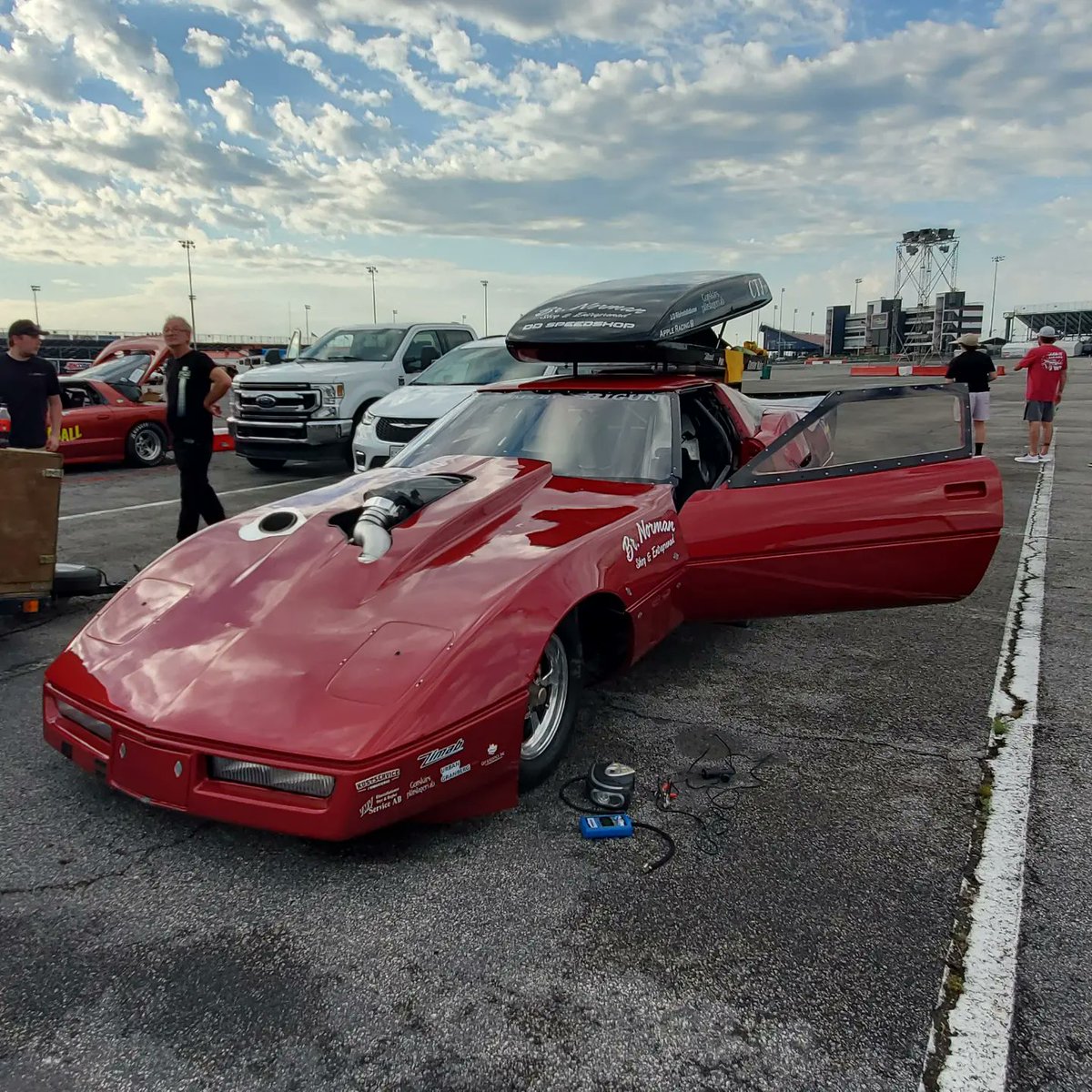 MonMornRacer's tweet photo. SO STOKED‼️Gearing up for work with the stream team for the 2022 @hotrodmagazine Drag Week. Pits are filling up. Test-n-tune tonight. Event fires up Monday. YES❗️#HotRodDragWeek2022 https://t.co/6AWkJmtpwn