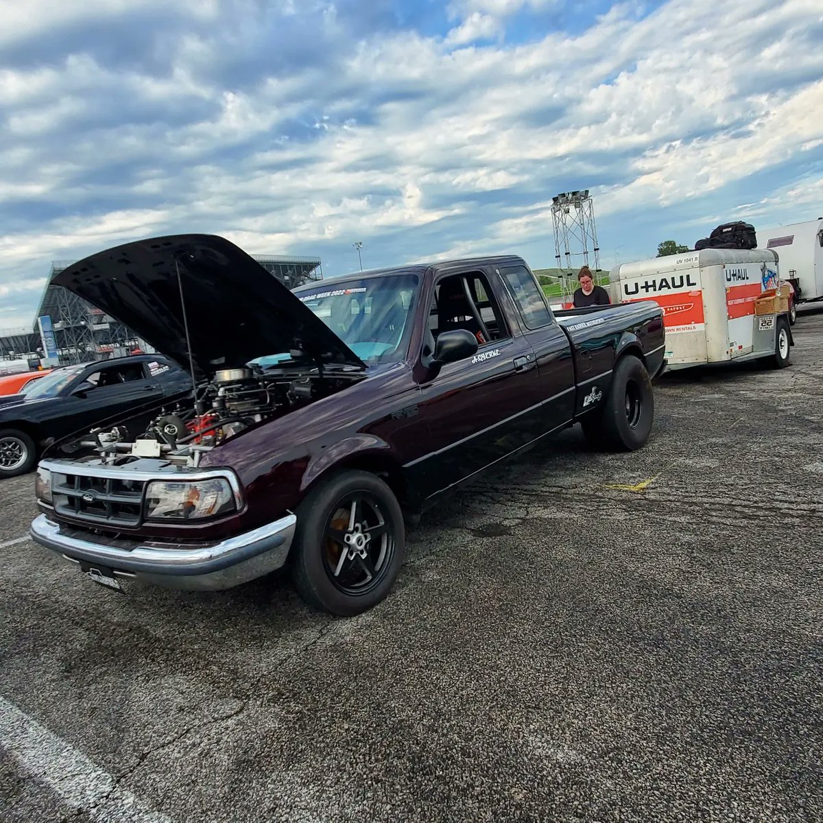 MonMornRacer's tweet photo. SO STOKED‼️Gearing up for work with the stream team for the 2022 @hotrodmagazine Drag Week. Pits are filling up. Test-n-tune tonight. Event fires up Monday. YES❗️#HotRodDragWeek2022 https://t.co/6AWkJmtpwn