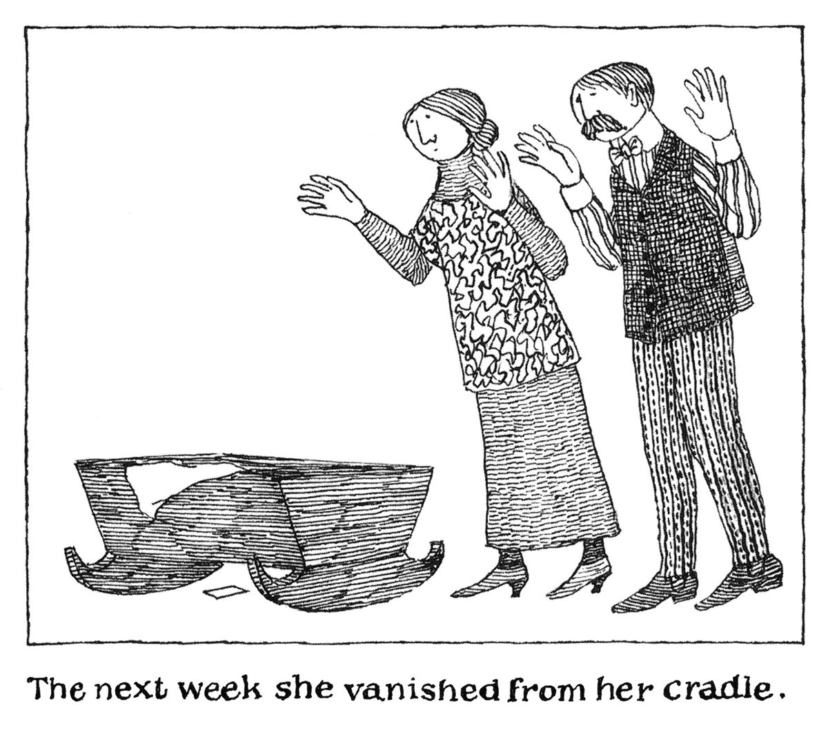 GoreyCards's tweet photo. The Retrieved Locket (1994) by Edward Gorey
https://t.co/N2uTva5IpP
#EdwardGorey #TheRetrievedLocket #mustache #illustration #ad https://t.co/xc4KkTB0wk