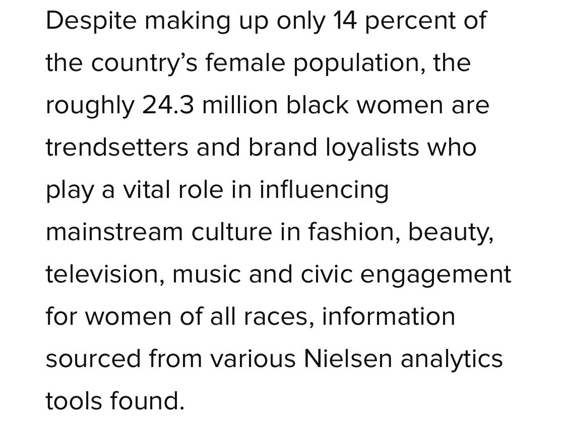 Every single Black woman I know wants to see The Woman King. 

How is Hollywood shocked that it made money? 

There is data that shows how much spending power Black female consumers have and that they are cultural trendsetters. 

Imagine being this out of touch?