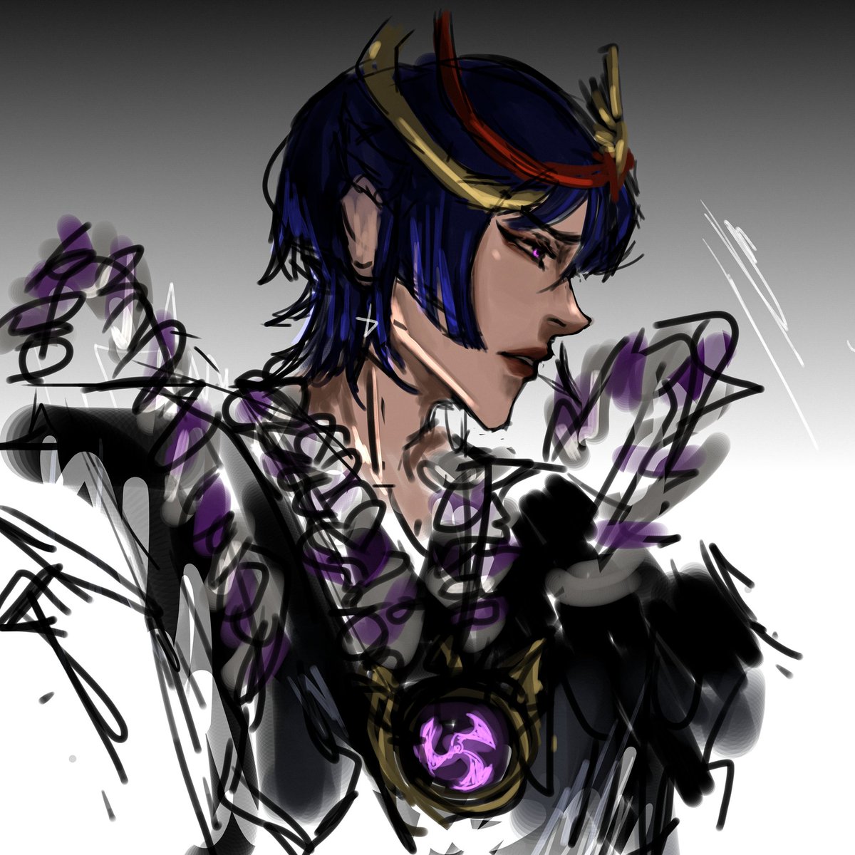 H0KVSU's tweet photo. #scaramouche #GenshinImpact #rjcarts https://t.co/5T5K6pDmAE