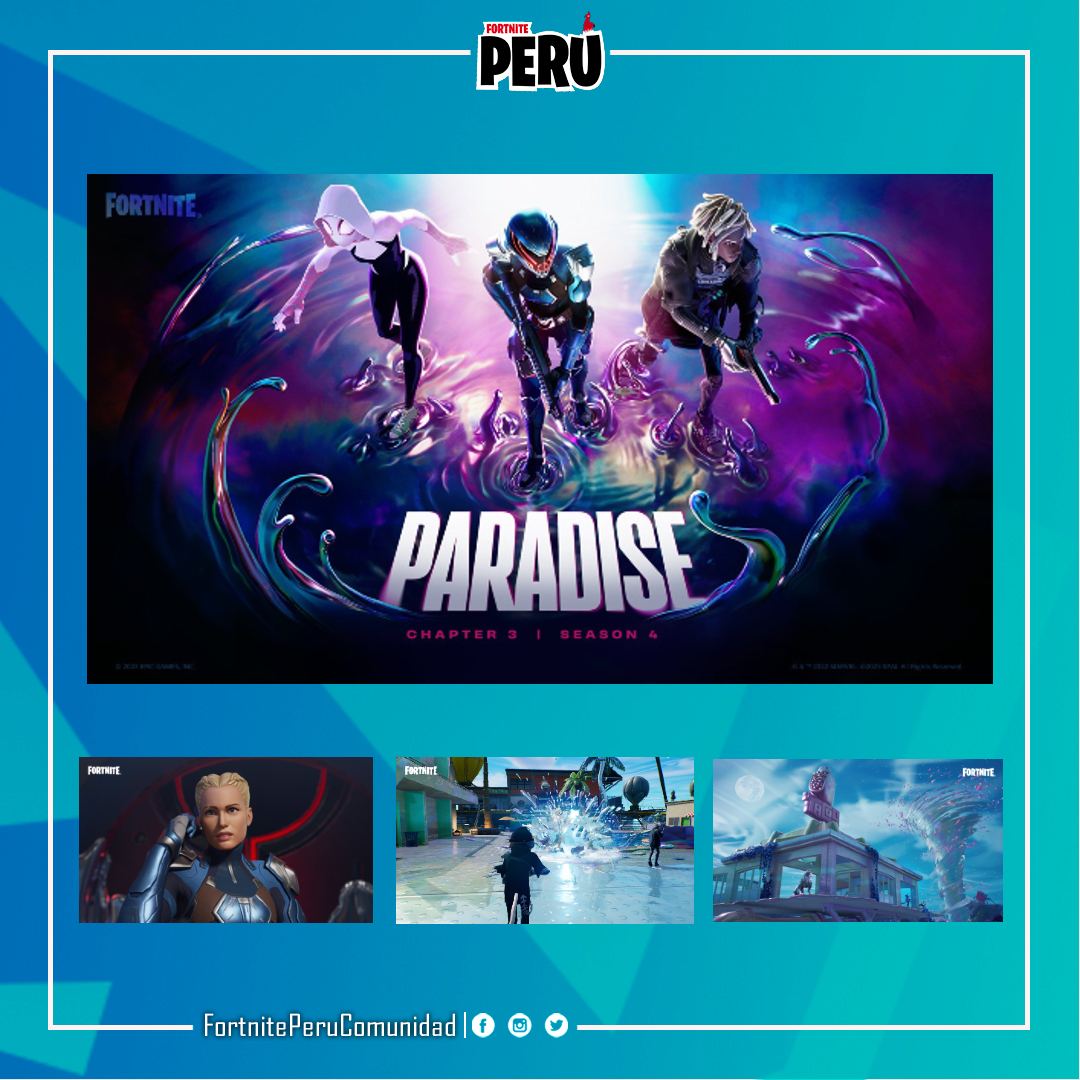 PeruFortnite's tweet photo. Cuál es su opinión sobre la nueva temporada? les está gustando? #Fortnite #FortniteParadise https://t.co/uXPtaO8dol