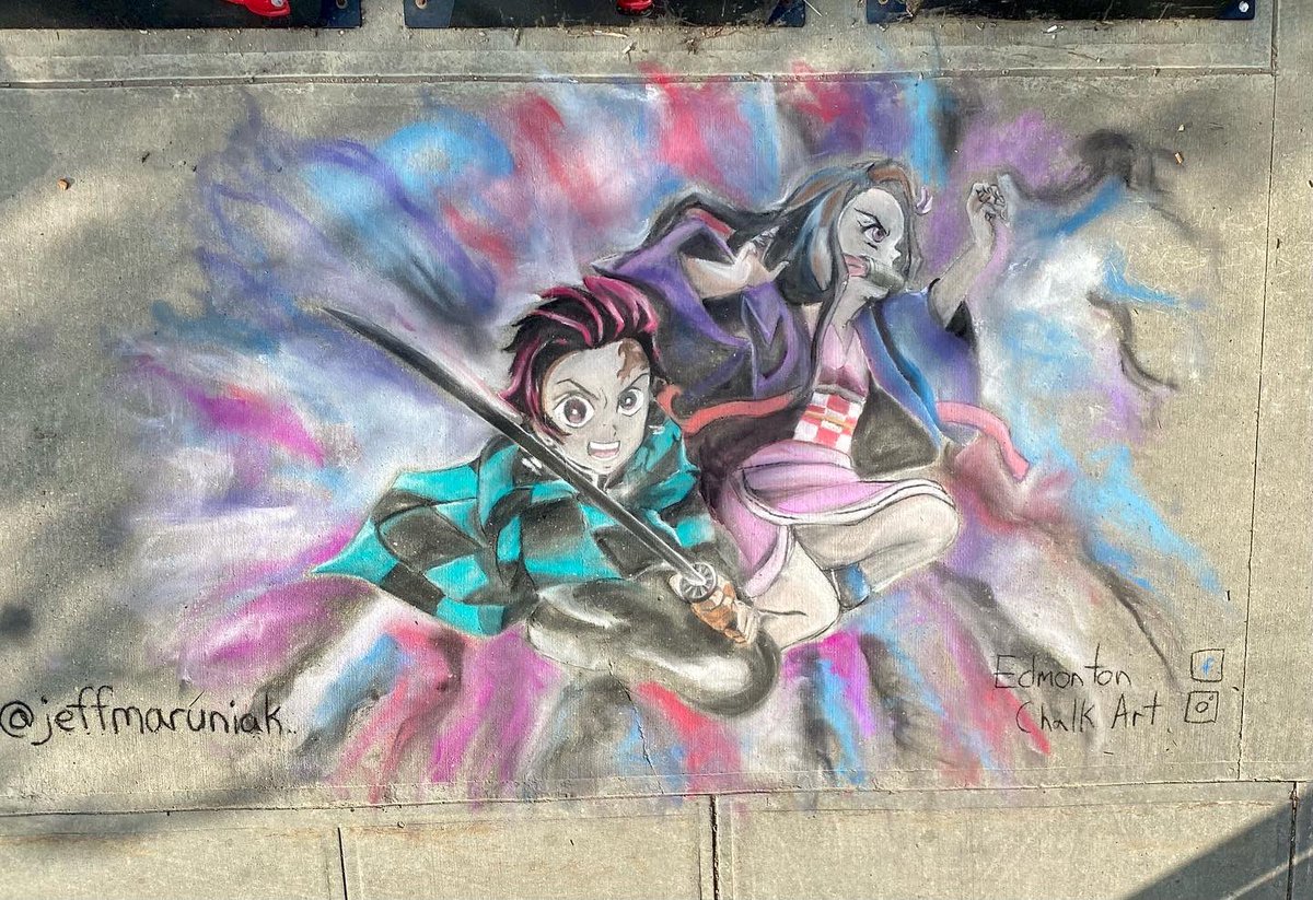 ArtChalk's tweet photo. Chalked @kaleidofestival today! https://t.co/fZ1dFBxzs6