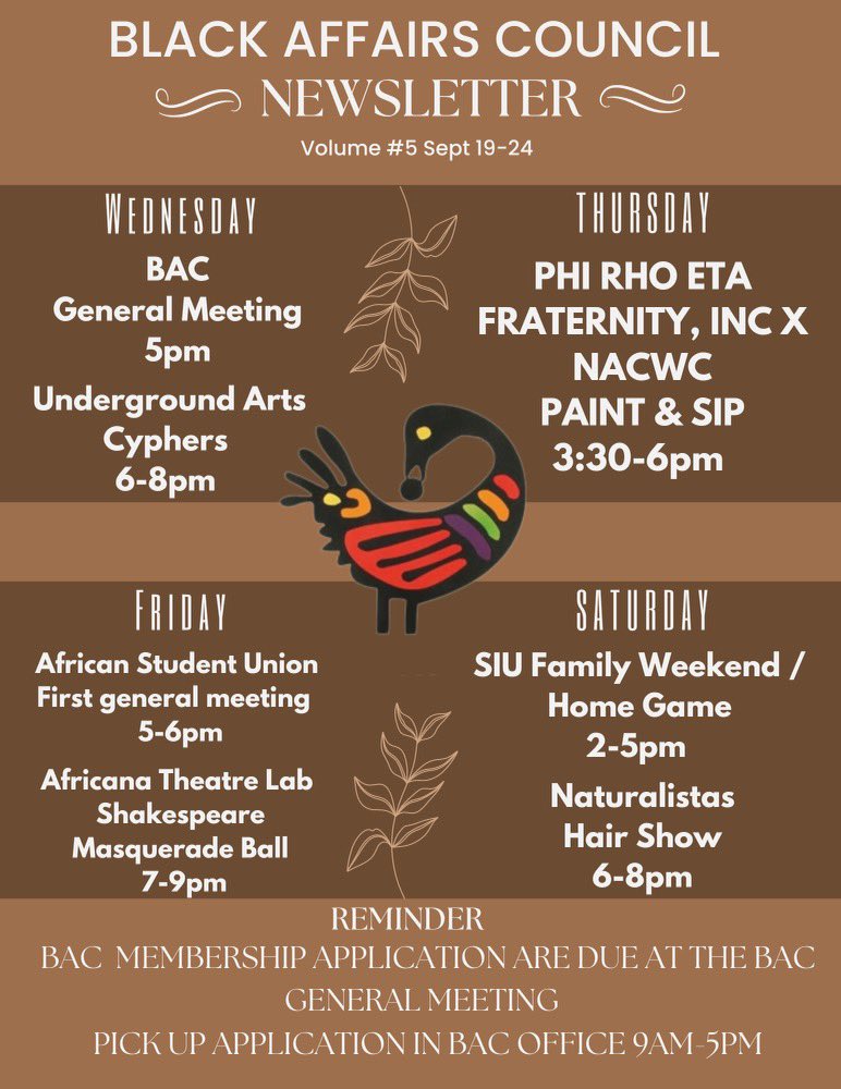 Hey you guys! Newsletter time 📰
Check our highlights on instagram for the event holders (RSO’s) direct tag!