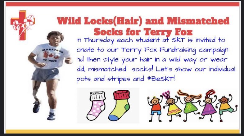 <a href="/StKateriOCSB/">St. Kateri Tekakwitha School</a> is participating in the Terry Fox School Run this Friday. Help us reach our fundraising goal by donating online at schools.terryfox.ca/StKateriTekakw…. Together, we can all make a difference.#tryliketerry <a href="/TerryFoxCanada/">Terry Fox Foundation</a> #ocsbBeCommunity