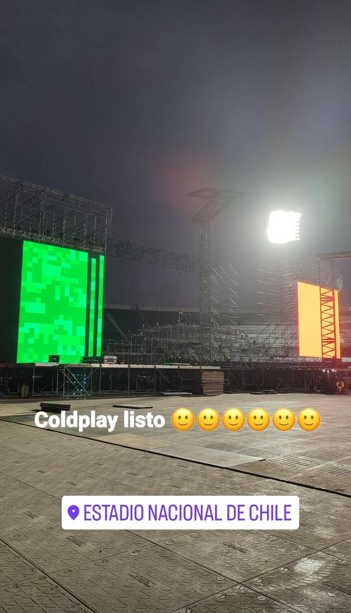 Coldplay Chile tweet media
