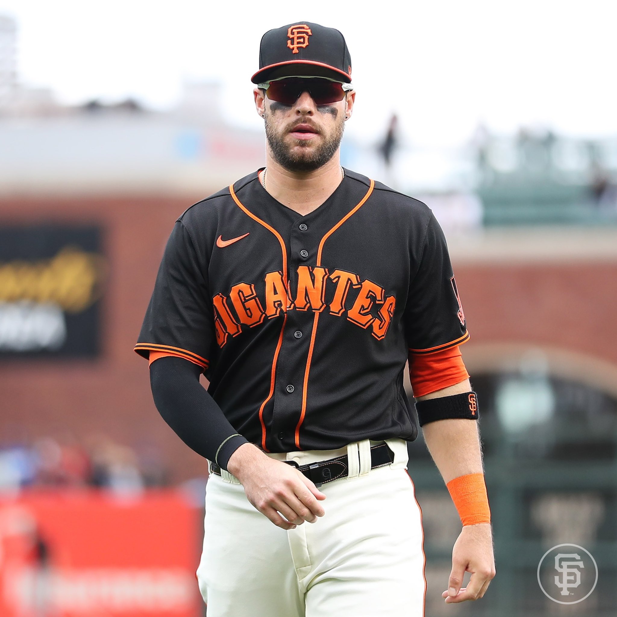 sf giants jersey black