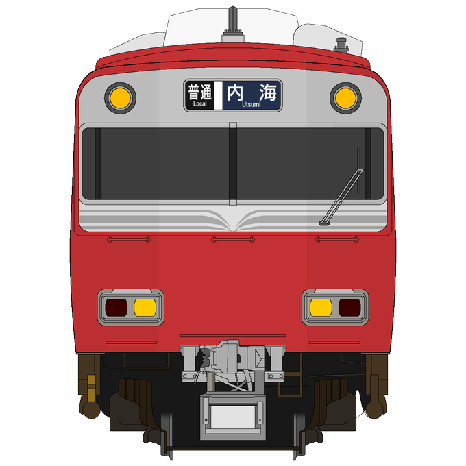 名古屋鉄道 名鉄パノラマカーイラスト系統板 【名鉄杯/白無地】 | www