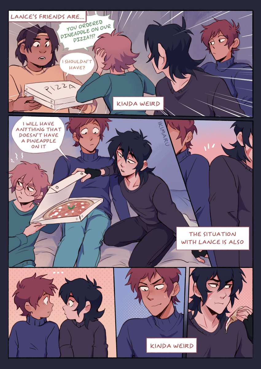 VR/college AU part 16-1! ..more or less awkward hanging out 