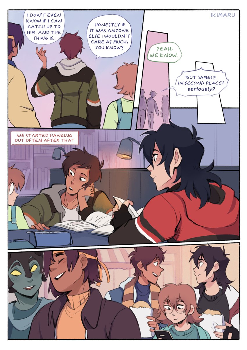 VR/college AU part 16-1! ..more or less awkward hanging out 