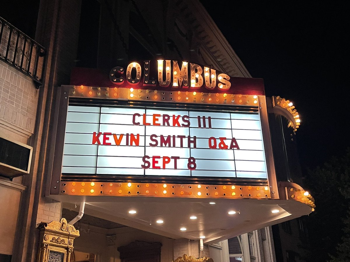 TheMadDogDave's tweet photo. Think I have experienced @ThatKevinSmith’s @ClerksMovie to the fullest. Saw it in Dec. @SModcastle, mere feet away from #quickstop. Attended the premiere in LA, the Convenience Tour in RI (wish I went VIP for the script), and 3 @fathomevents screenings. Ready to watch it again! https://t.co/LNRzrrZ4CM