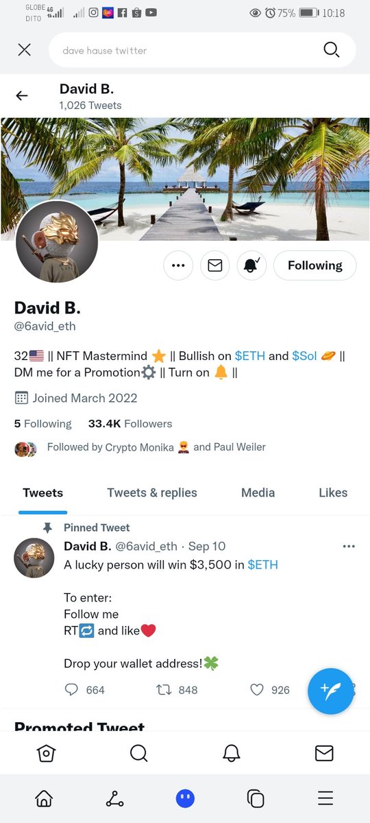GGervise's tweet photo. @6avid_eth 0x5e2dcee1505ec3cf9b07cbca0eb6aa671208c17a
done https://t.co/54Xsyq9hx8