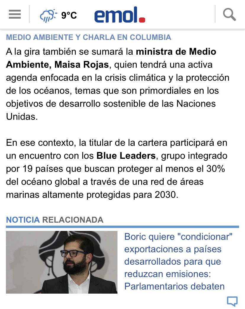 Si #Chile tendrá un #GobiernoEcológico y #DiplomaciaTurquesa deberá ser poniendo fin a la #salmonicultura en áreas protegidas.
#BlueLeaders 
@theblueleaders @gabrielboric @Maisa_Rojas @julio_salas @UrrejolaRREE #SalvemosLosMares 
#SaveTheOceans