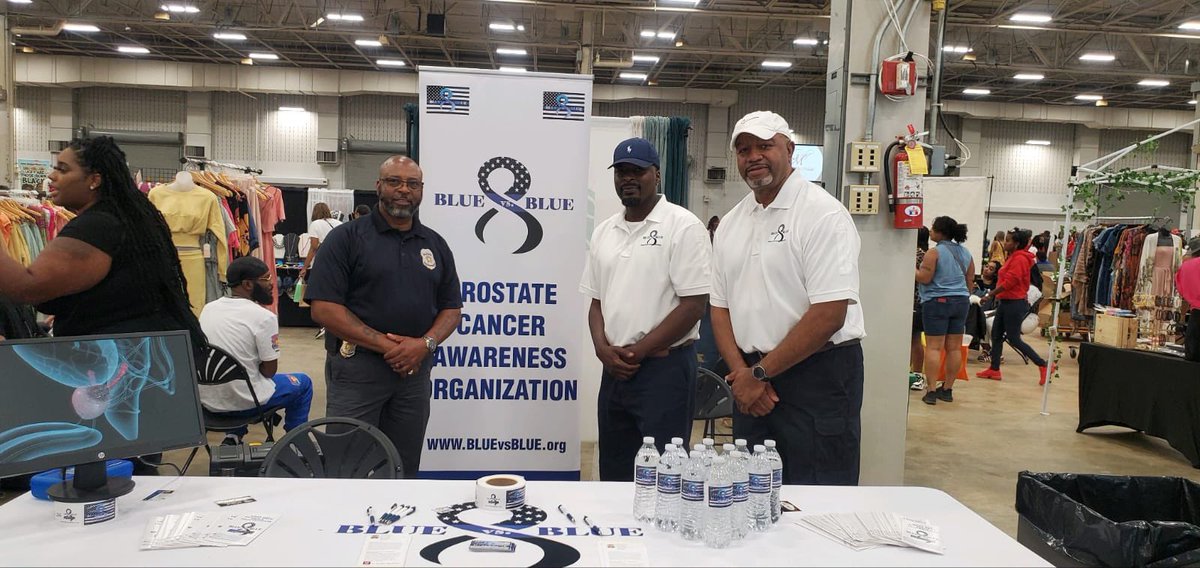 BlueVsBlue2's tweet photo. Spreading prostate cancer awareness at the She Event https://t.co/KrTCpG3CMp