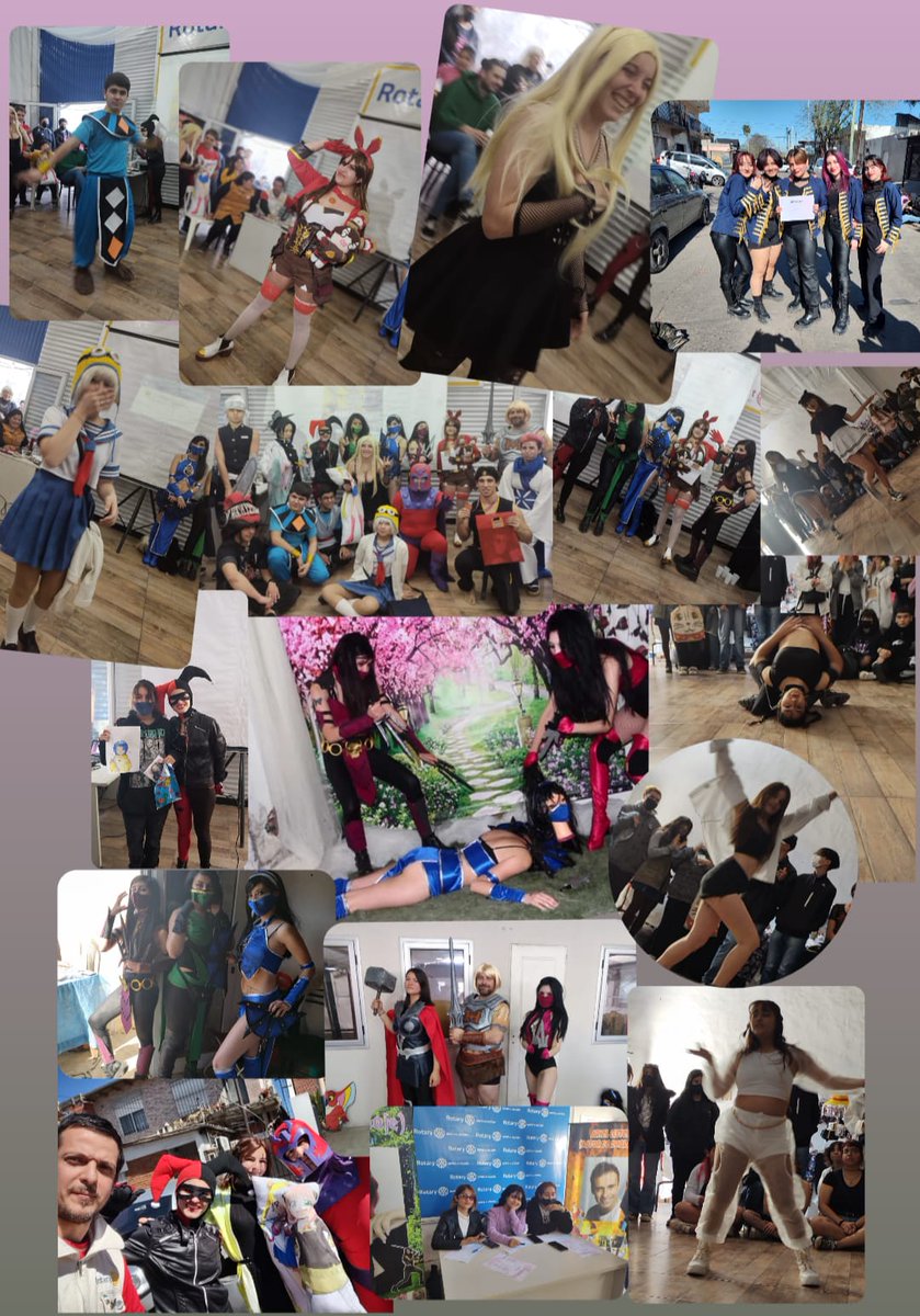 Un poco de lo que fue el evento imagine anime en conjunto con Rotary e Interact Los Polvorines. Agradecemos a todos los stand y organización por tan lindo evento y a nuestros clubes por tan buen trabajo en equipo 💖🙌🏻. 

<a href="/Rotaract4905/">Rotaract 4905</a>