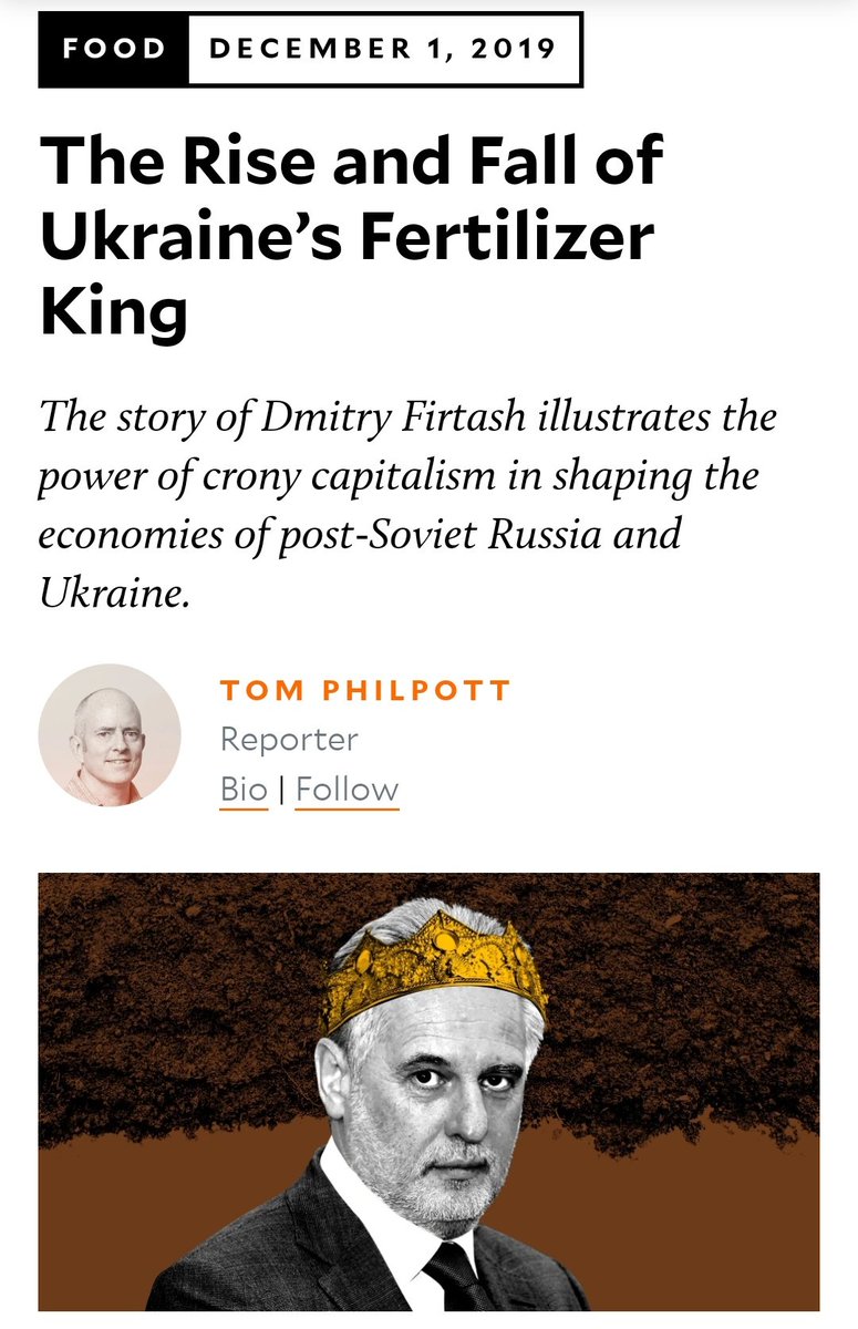 Loveon999's tweet photo. @Standupchai @DavidManOnFire @StringwallApp @bonjouryall Don't think I've mentioned? The Fertilizer King, in reference to ammonia, ammonia nitrate, jewelry, ammo...
The Rise and Fall of Ukraine’s Fertilizer King #Firtash
Ukraine war must end, Russia's fertilizer and coal king says #Melnichenko
#Rybolovlev
https://t.co/xQhPWmyb2z https://t.co/MGlND1wCfk