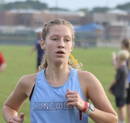 Congratulations to Mary Van Dyke for winning the Varsity Girls race at the Andy Wells Invitational. Mary ran the 7th fastest 4K time in school history.