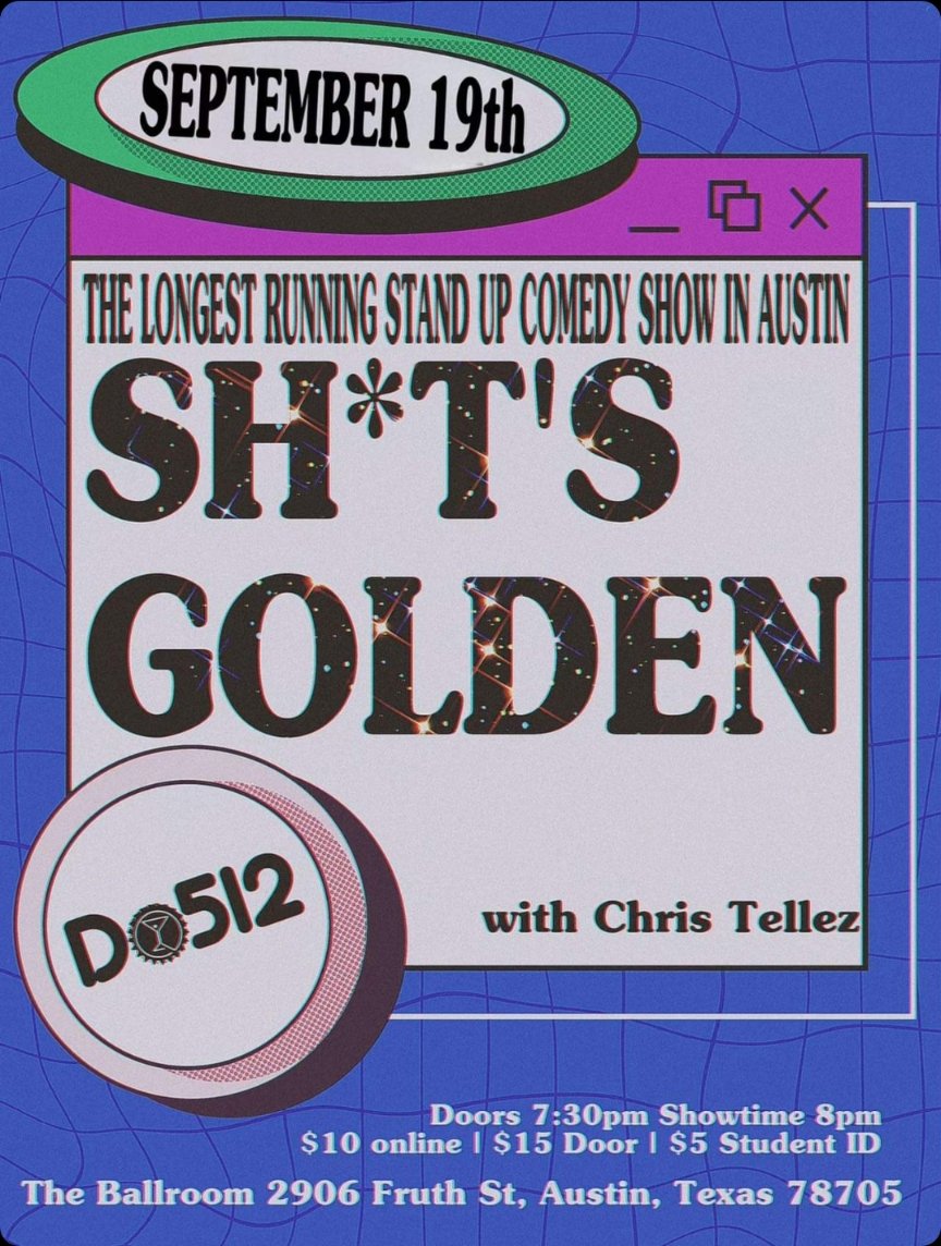 aduncancarson's tweet photo. On @shitsgolden tomorrow! TIX: https://t.co/85UqTJxC0S https://t.co/wPwQScRQ3K